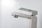 Supfirm Waterfall Spout Bathroom Faucet,Single Handle Bathroom Vanity Sink Faucet  white