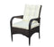 Supfirm 2-Piece Liberatore Dining Chairs with Cushions (Beige Cushion)