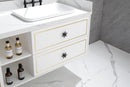 72*23*21in Wall Hung Doulble Sink Bath Vanity Cabinet Only in Bathroom Vanities without Tops - Supfirm