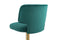 Modern Barstools Bar Height, Swivel Velvet Bar Stool Counter Height Bar Chairs Seat Adjustable Tufted Stool with Back& Footrest for Home Bar Kitchen Island Chair (Emerald, Set of 2) - Supfirm