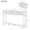 Supfirm TREXM Console Table Sofa Table with Drawers for Entryway with Projecting Drawers and Long Shelf (Beige, OLD SKU: WF189574AAD)