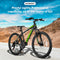 Supfirm A24299 Rycheer Elecony 24 inch Mountain Bike Bicycle for Adults Aluminium Frame Bike 21-Speed with Disc Brake