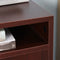 Supfirm Mobile Storage Cabinet Organizer with Drawer and Cabinet, Printer Stand with Castors, Brown