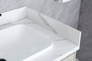 60*23*21in Wall Hung Doulble Sink Bath Vanity Cabinet Only in Bathroom Vanities without Tops - Supfirm