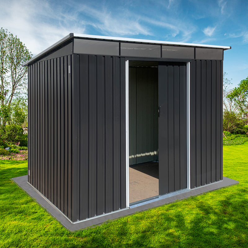 Supfirm Metal garden sheds 6ftx8ft outdoor storage sheds Acrylic Total