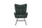 Supfirm Rocking Chair Nursery, Solid Wood Legs Reading Chair with Teddy Fabric Upholstered , Nap Armchair for Living Rooms, Bedrooms, Offices, Best Gift,Emerald Teddy fabric