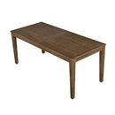 Supfirm U_Style  Acacia Wood Outdoor Dining Table And Chairs Suitable For Patio, Balcony Or Backyard