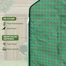 Supfirm 2 Pieces Walk-in Greenhouse Replacement Cover for 01-0472 w/ Roll-up Door and Mesh Windows, 55"x56.25"x74.75" Reinforced Anti-Tear PE Hot House Cover (Frame Not Included), White and Green