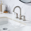 Supfirm Widespread Bathroom Faucet With Drain Assembly