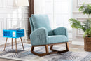 Supfirm COOLMORE  living  room Comfortable  rocking chair  living room chair   Light  Blue