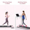 2 in 1 Under Desk Electric Treadmill 2.5HP, with Bluetooth APP and speaker, Remote Control, Display, Walking Jogging Running Machine Fitness Equipment for Home Gym Office - Supfirm