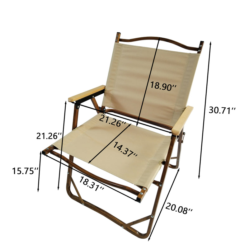 Supfirm Multi-Function Foldable and Portable Dining Set, 1 Dining Table & 4 Folding Chairs, Indoor and outdoor universal ,Natural