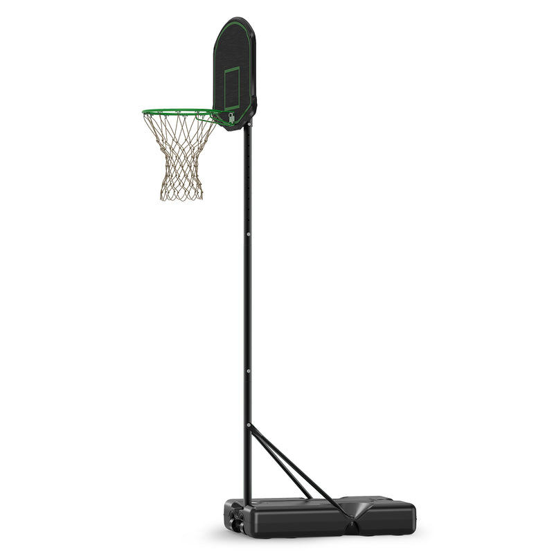 Supfirm Basketball Hoop System Stand with 30in Backboard, Height Adjustable 60Inch-78Inch for Indoor Outdoor, Fillable Base with Wheels for Kids