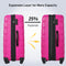 Supfirm Hardshell Luggage Sets 2Pcs + Bag Spinner Suitcase with TSA Lock Lightweight 20" + 28"