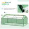 Supfirm 71" x 36" x 28" Mini Greenhouse Portable Hot House for Plants with Large Zipper Windows for Outdoor, Indoor, Garden, Green