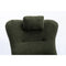 Supfirm 35.5 inch Rocking Chair with Pocket, Soft Teddy Fabric Rocking Chair for Nursery, Comfy Wingback Glider Rocker with Safe Solid Wood Base for Living Room Bedroom Balcony (dark green)