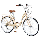 Supfirm Ladys Bike, 7 Speed, Steel Frame, Multiple Colors