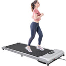 2 in 1 Under Desk Electric Treadmill 2.5HP, with Bluetooth APP and speaker, Remote Control, Display, Walking Jogging Running Machine Fitness Equipment for Home Gym Office - Supfirm