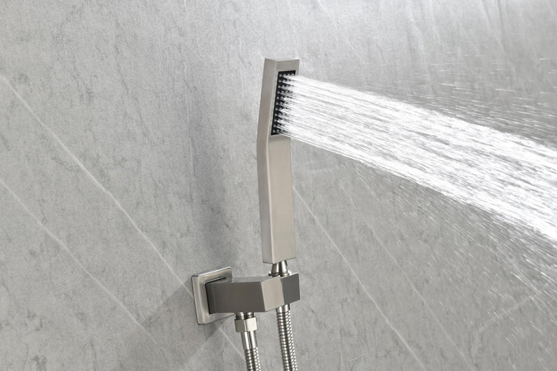 Supfirm 12" Rain Shower Head Systems Wall Mounted Shower