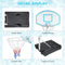 Supfirm Poolside Basketball Hoop Portable Swimming Pool Basketball System Height Adjustable 3.1ft-4.7ft with 36" Backboard for Indoor Outdoor Use Blue