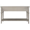 Supfirm TREXM Classic Retro Style Console Table with Three Top Drawers and Open Style Bottom Shelf, Easy Assembly (Gray Wash)