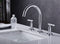 Supfirm Two Handle High Arc Widespread Bathroom Sink Faucet 3 Hole