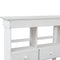 Supfirm [Video Provided] TOPMAX Garden Potting Bench Table, Rustic and Sleek Design with Multiple Drawers and Shelves for Storage, White and Gray