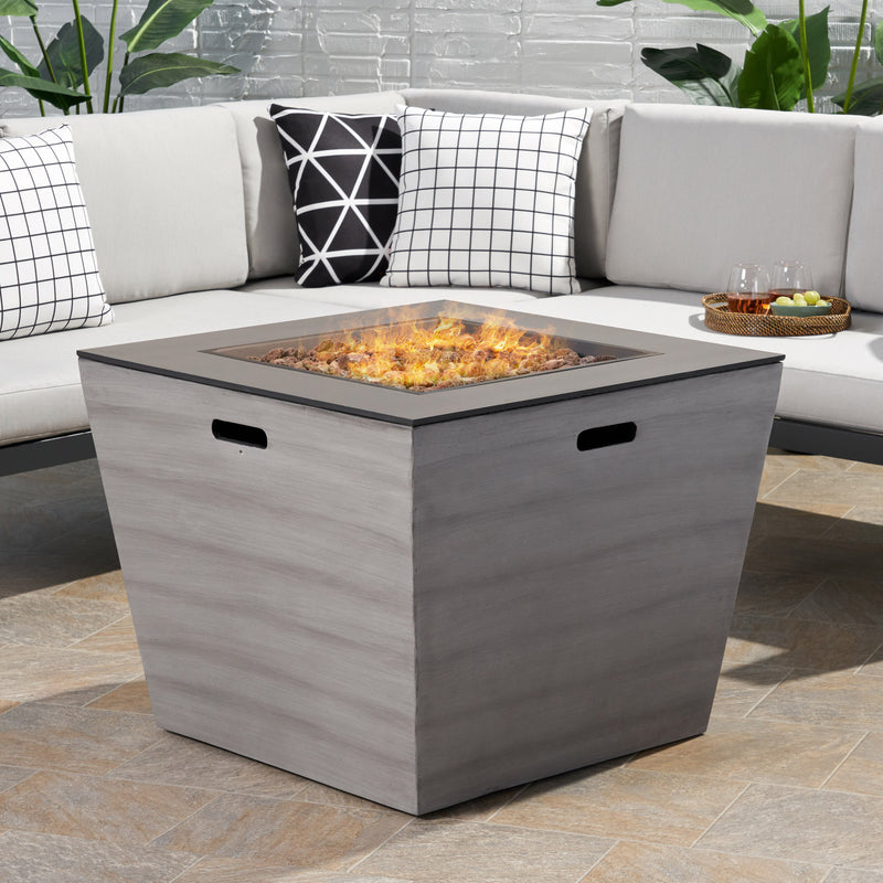 Supfirm LANGTON 30" SQUARE MGO FIRE PIT - 50,000 BTU