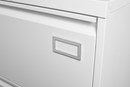 Supfirm Filing Cabinet Lateral File Cabinet 3 Drawer, White Filing Cabinets with Lock, Locking Metal File Cabinets Three Drawer Office Cabinet for Legal/Letter/A4/F4 Home Offic