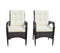 Supfirm 2-Piece Liberatore Dining Chairs with Cushions (Beige Cushion)