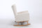 Supfirm Modern Accent Chair High Backrest Living Room Chair Lounge Arm Rocking Chair