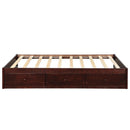 Orisfur. Twin Size Platform Storage Bed with 3 Drawers - Supfirm