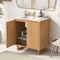 Supfirm 30" Bathroom vanity Set with Sink, Combo Cabinet, Bathroom Storage Cabinet, Solid Wood Frame - Supfirm