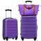 Supfirm Hardshell Luggage Sets 2Pcs + Bag Spinner Suitcase with TSA Lock Lightweight 20" + 24"