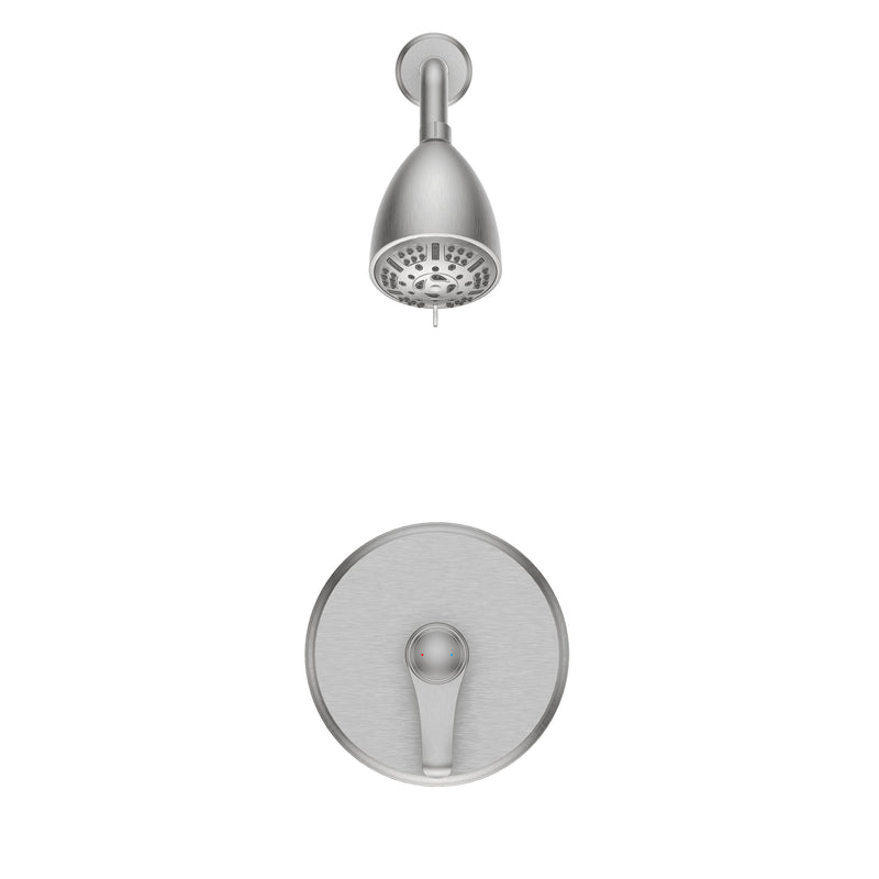 Supfirm Large Amount of water Multi Function Shower Head - Shower System,  Simple Style, Filter Shower, Brushed Nickel