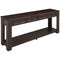 Supfirm TREXM Console Table/Sofa Table with Storage Drawers and Bottom Shelf for Entryway Hallway(Espresso)