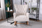 Supfirm Modern Accent Chair High Backrest Living Room Chair Lounge Arm Rocking Chair