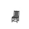 Supfirm HDPE Dining Chair, Gray, With Cushion, No Armrest, Set of 2