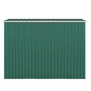 Supfirm 4.2 x 9.1 Ft Outdoor Storage Shed, Metal Tool Shed with Lockable Doors Vents, Utility Garden Shed for Patio Lawn Backyard, Green