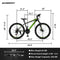 Supfirm A24299 Rycheer Elecony 24 inch Mountain Bike Bicycle for Adults Aluminium Frame Bike 21-Speed with Disc Brake