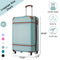 Supfirm 20 IN Luggage 1 Piece with TSA lock , Lightweight Suitcase Spinner Wheels,Carry on Vintage Luggage,Blue Green