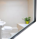 40x30inch Glossy Black Bathroom Mirrors For Wall Rectangle Vanity Mirror Corner Hangs Farmhouse Mirror Modern Metal Framed Rectangular Mirror, Decorative Square Corner Mirror(Horizontal & Vertical) - Supfirm