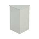 Supfirm Grey Triangle Bathroom Storage Cabinet with Adjustable Shelves, Freestanding Floor Cabinet for Home Kitchen