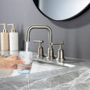 Supfirm Widespread Bathroom Faucet With Drain Assembly