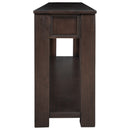 Supfirm TREXM Console Table/Sofa Table with Storage Drawers and Bottom Shelf for Entryway Hallway(Espresso)