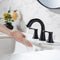 Supfirm Widespread Bathroom Faucet With Drain Assembly