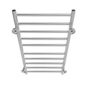 Supfirm Electric Heated Towel Rack for Bathroom, Wall Mounted Towel Warmer, 10 Stainless Steel Bars Drying Rack