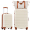 Supfirm Hardshell Luggage Sets 2Pcs + Bag Spinner Suitcase with TSA Lock Lightweight 20" + 28"