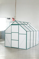 Supfirm Green-6 x 8 FT Outdoor Patio Greenhouse