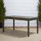 Supfirm Renaissance Outdoor Rectangular Hand-scraped Wood Patio Dining Table